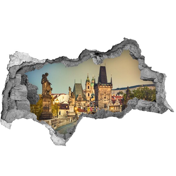 Fototapeta díra na zeď Praha ve světle západu slunce