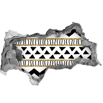 Fototapeta díra na zeď Stylizovaný otvor ve zdi