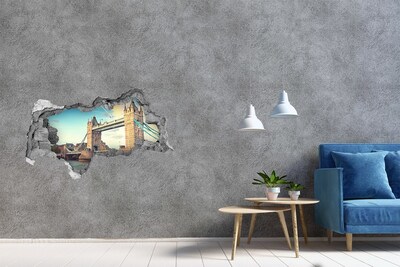 Fototapeta díra na zeď Tower Bridge v Londýně