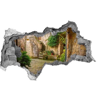 Fototapeta díra na zeď Okouzlující nádvoří ve starém městě