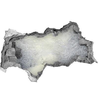 Samolepící nálepka Zimní krajina za zdí