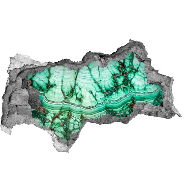 Díra 3D foto tapeta nálepka Malachitová jeskyně