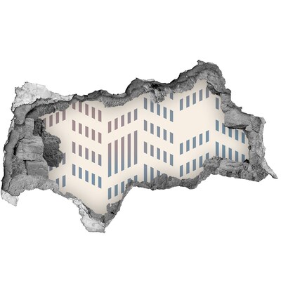 Fototapeta díra na zeď Městské kouzlo za zdí