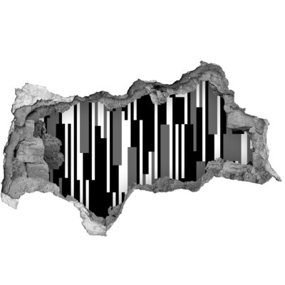 Fototapeta díra na zeď Moderní umění na zdi