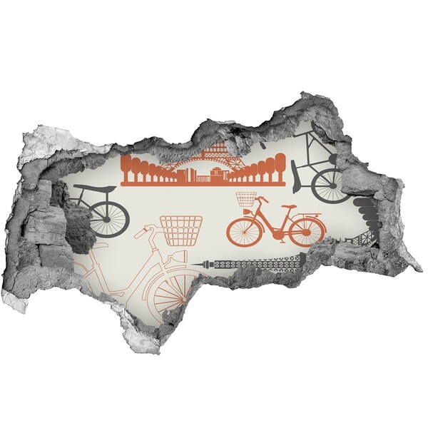 Fototapeta díra na zeď Paříž v detailu