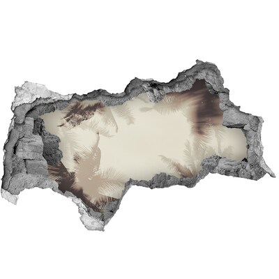 Samolepící nálepka fototapeta Tropická oáza za zdí