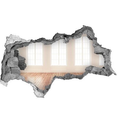 Samolepící díra na stěnu Interiér s výhledem na slunce