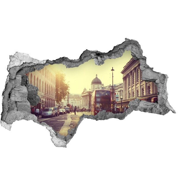 Fototapeta díra na zeď Londýnská ulice ráno