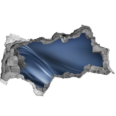 Samolepící díra na stěnu Díra ve zdi s výhledem na oblohu