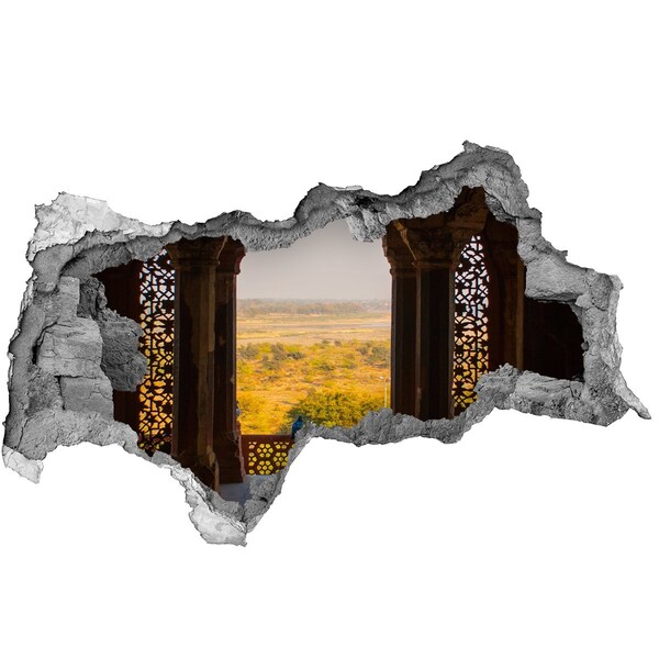 Fototapeta díra na zeď Výhled z ruin hradu