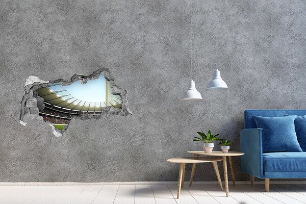 Fototapeta díra na zeď 3D Stadion plný emocí