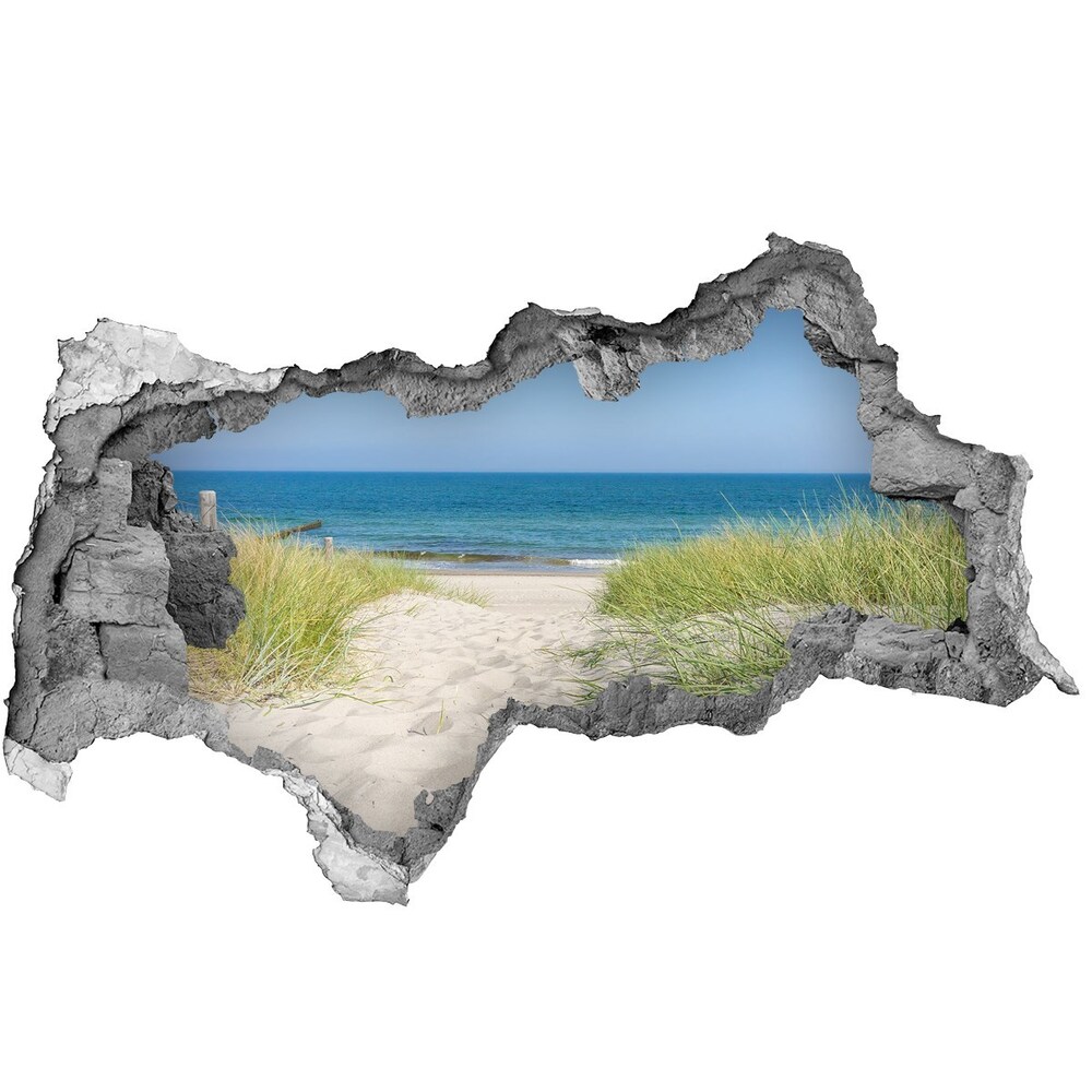 Díra 3D ve zdi na stěnu Mořské duny