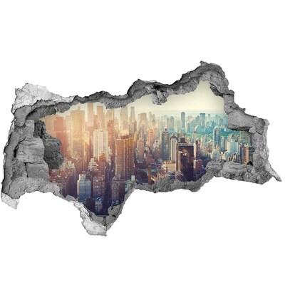 Fototapeta díra na zeď Pohled z díry ve zdi