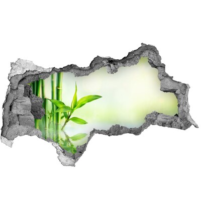 Samolepící nálepka na zeď fototapeta Zelený ráj s bambusem