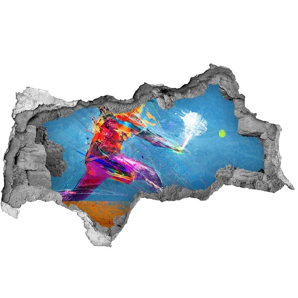 Fototapeta díra na zeď 3D Ponoření do barev