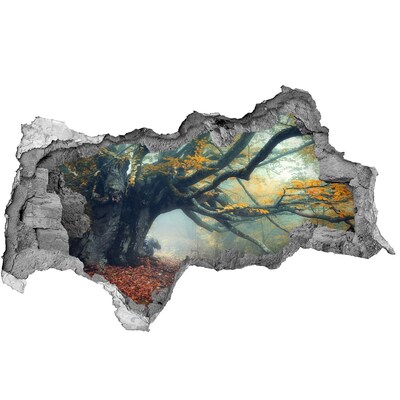 Fototapeta nálepka na zeď Kouzelný les ve svém podzimním rouše