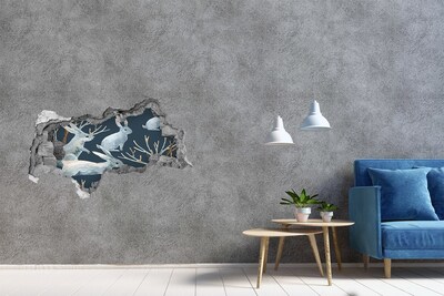 Díra 3D fototapeta nálepka Králíčci v hlubinách moře