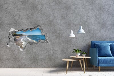 Díra 3D ve zdi na stěnu Baltské moře