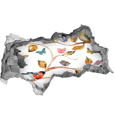 Díra 3D fototapeta nálepka Díra ve zdi Garden