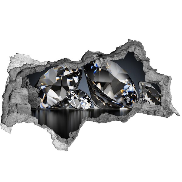 Samolepící díra na stěnu nálepka Diamantová jeskyně