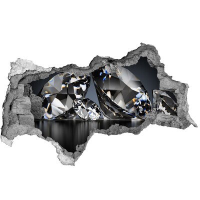 Samolepící díra na stěnu nálepka Diamantová jeskyně