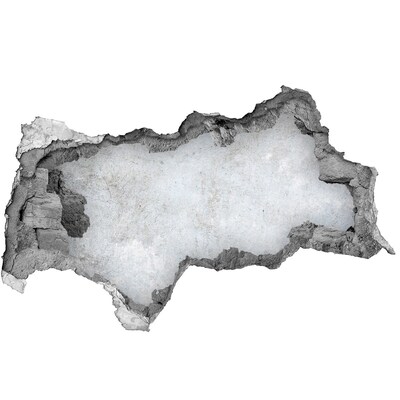 Fototapeta díra na zeď Poškozená zeď s modrým pozadím