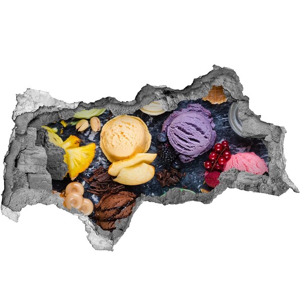 Nálepka díra na zeď Ledové šílenství