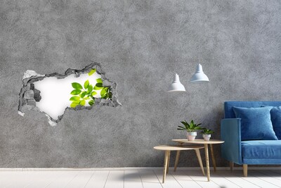 Samolepící nálepka fototapeta Zelená oáza za zdí