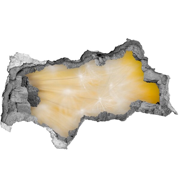 Samolepící nálepka na zeď Květinový prostor za zdí