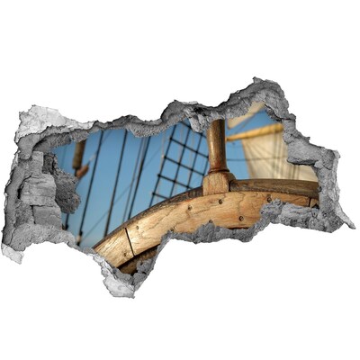 Foto fotografie díra na zeď Loď na moři