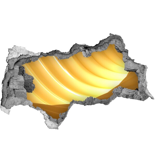 Díra 3D fototapeta nálepka Zlatá duna v poušti