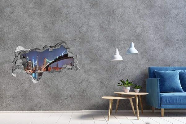Fototapeta díra na zeď 3D Manhattan New York