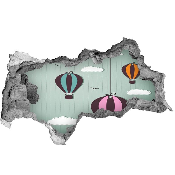 Samolepící nálepka Balóny na obloze