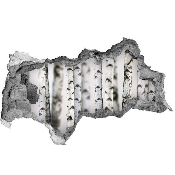 Fototapeta nálepka na zeď Lesní oáza za zdí