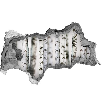 Fototapeta nálepka na zeď Lesní oáza za zdí