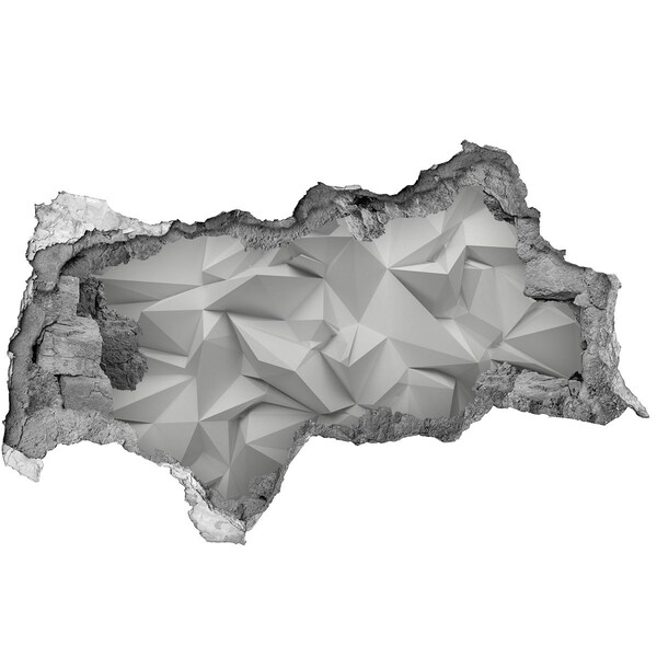 Díra 3D fototapeta nálepka Moderní díra ve zdi