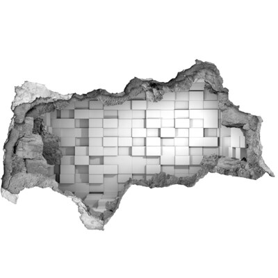 Díra 3D fototapeta nástěnná Moderní prostor za zdí