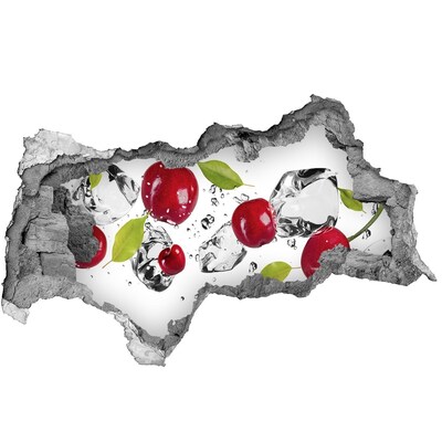 Nálepka 3D díra Ovoce v ledu