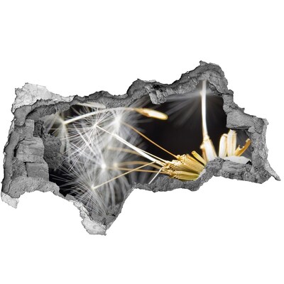 Samolepící díra na stěnu Květinový sen skrz díru ve zdi