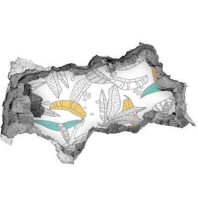 Fotoobraz díra na stěnu Tropická oáza uprostřed betonu