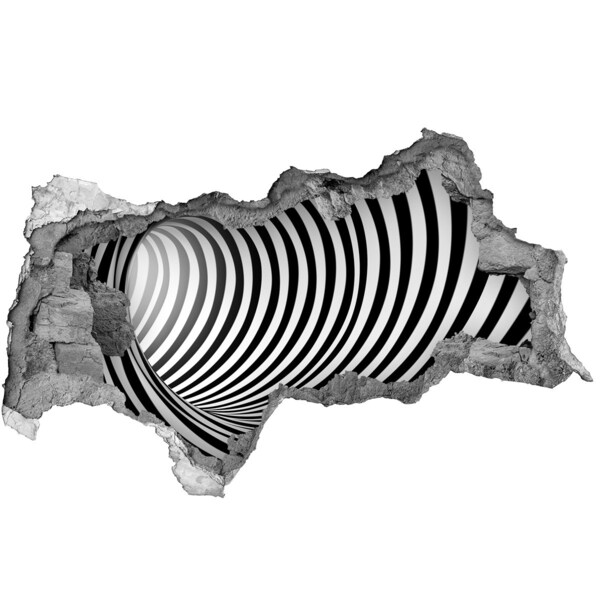 Díra 3D fototapeta nálepka Iluze rotujícího tunelu