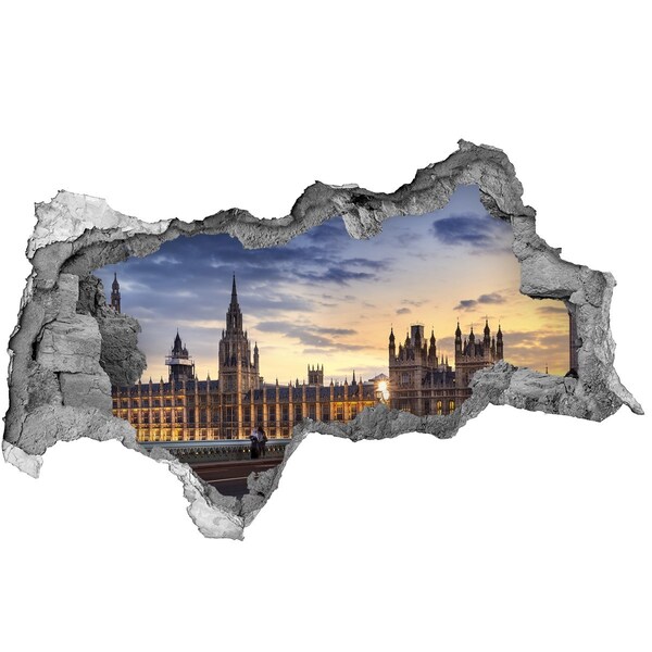 Fototapeta díra na zeď 3D Big Ben Londýn