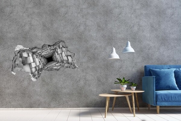 Díra 3D fototapeta nálepka Vnitřek krychlového bludiště