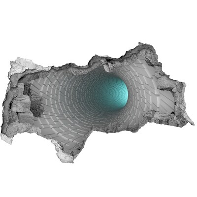 Díra 3D fototapeta nálepka Tunel 3D