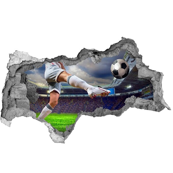 Fototapeta díra na zeď Fotbalová akce v atmosféře stadionu