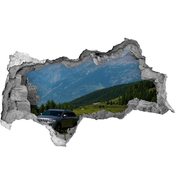 Foto fotografie díra na zeď Terénní vozidlo