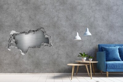 Díra 3D fototapeta nálepka Ukradená zeď