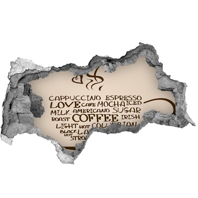 Fototapeta díra na zeď Kávová oáza