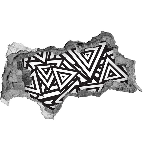 Fotoobraz díra na stěnu nálepka Abstraktní geometrické vzory