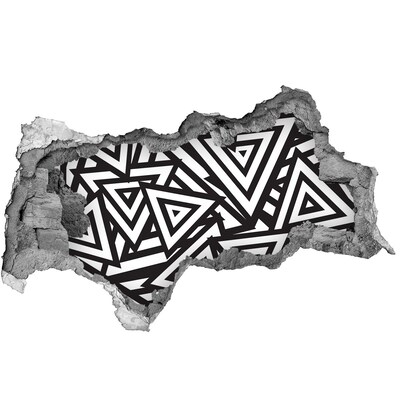 Fotoobraz díra na stěnu nálepka Abstraktní geometrické vzory